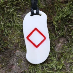 Knochen Rune 22 ingwaz - n Schmuck Anhänger