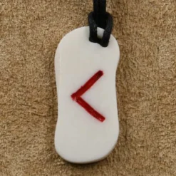Knochen Rune 6 kaunaz - k Schmuck Anhänger