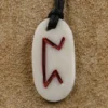 Knochen Rune 14 perdhro - p Schmuck Anhänger