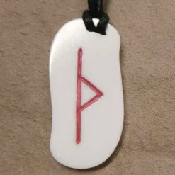 Knochen Rune 3 thurisaz - th Schmuck Anhänger