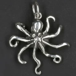 Krake Schmuck Anhänger für Kette 925 Silber
