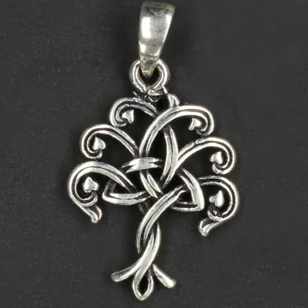 Lebensbaum Anhänger Schmuck Silber Kettenanhänger 925/000 Kelten Knoten
