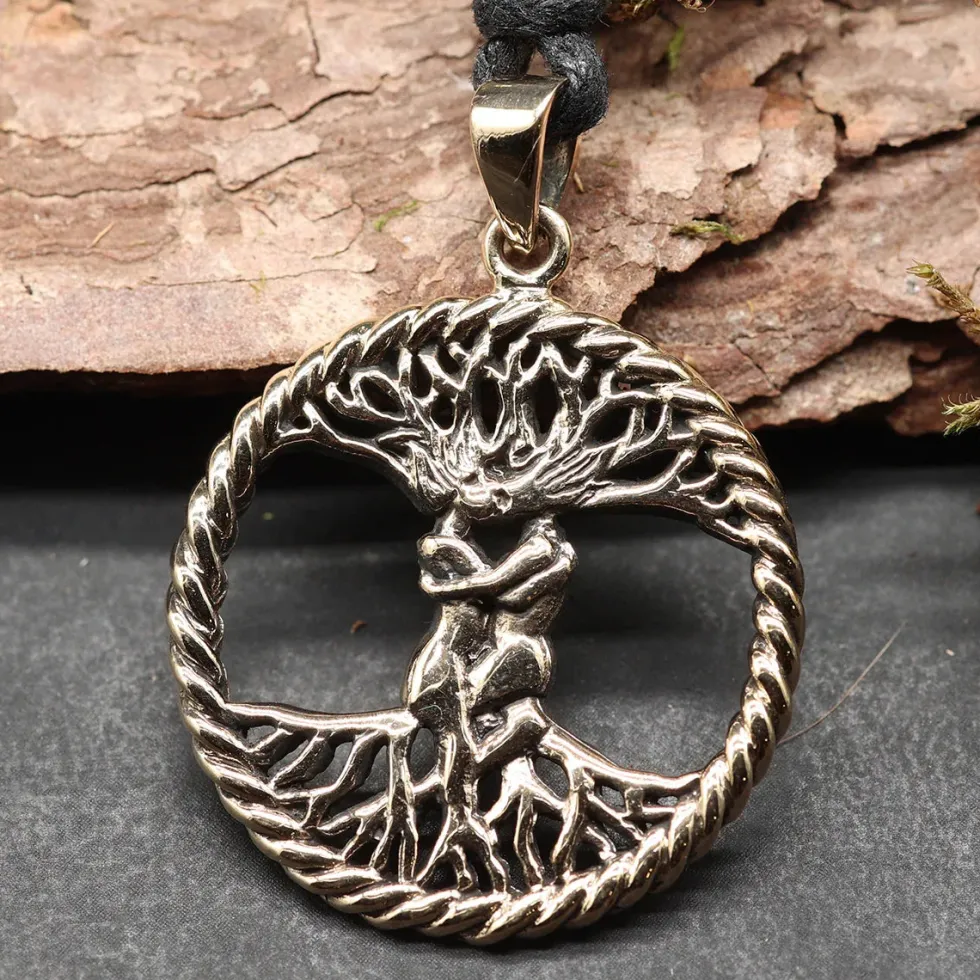 Lebensbaum Bronzeschmuck Anhänger keltisch