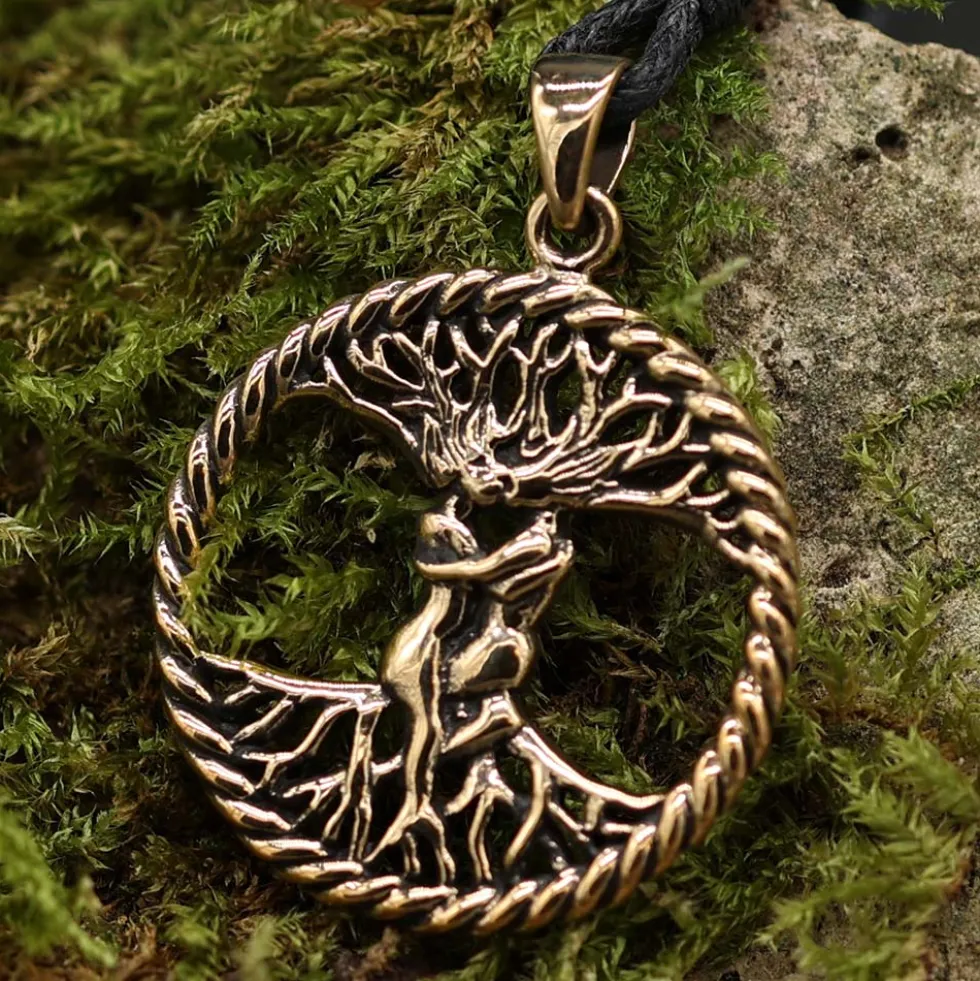 Lebensbaum Bronzeschmuck Anhänger keltisch