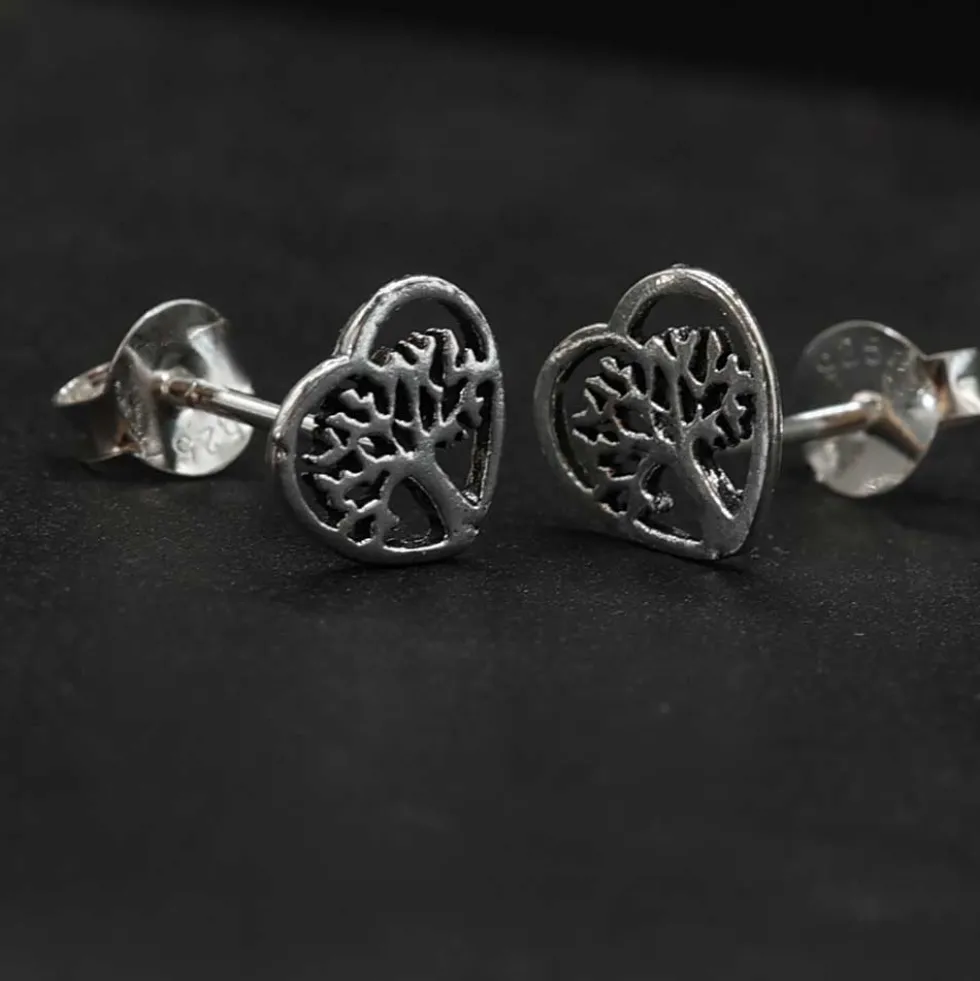 Lebensbaum Ohrstecker Silber 925 Ohrschmuck Ohrring