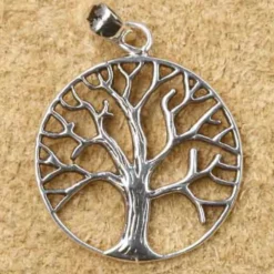 Lebensbaum Schmuck Ø 2,7cm Kettenanhänger 925 Silber