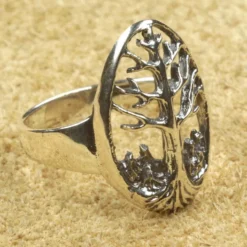 Lebensbaum 925 Silber Ring Schmuck Silber Damen Mädchen Silbering