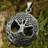 Lebensbaum Silberschmuck Yggdrasil Anhänger 925 Silber