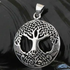 Lebensbaum Silberschmuck Yggdrasil Anhänger 925 Silber