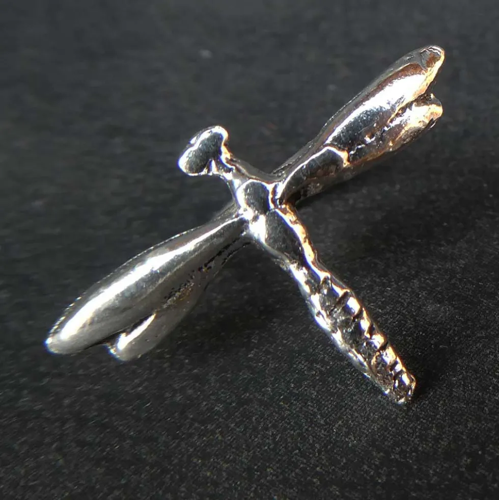 Libelle Ohrklemme 925er Silber Ohrschmuck