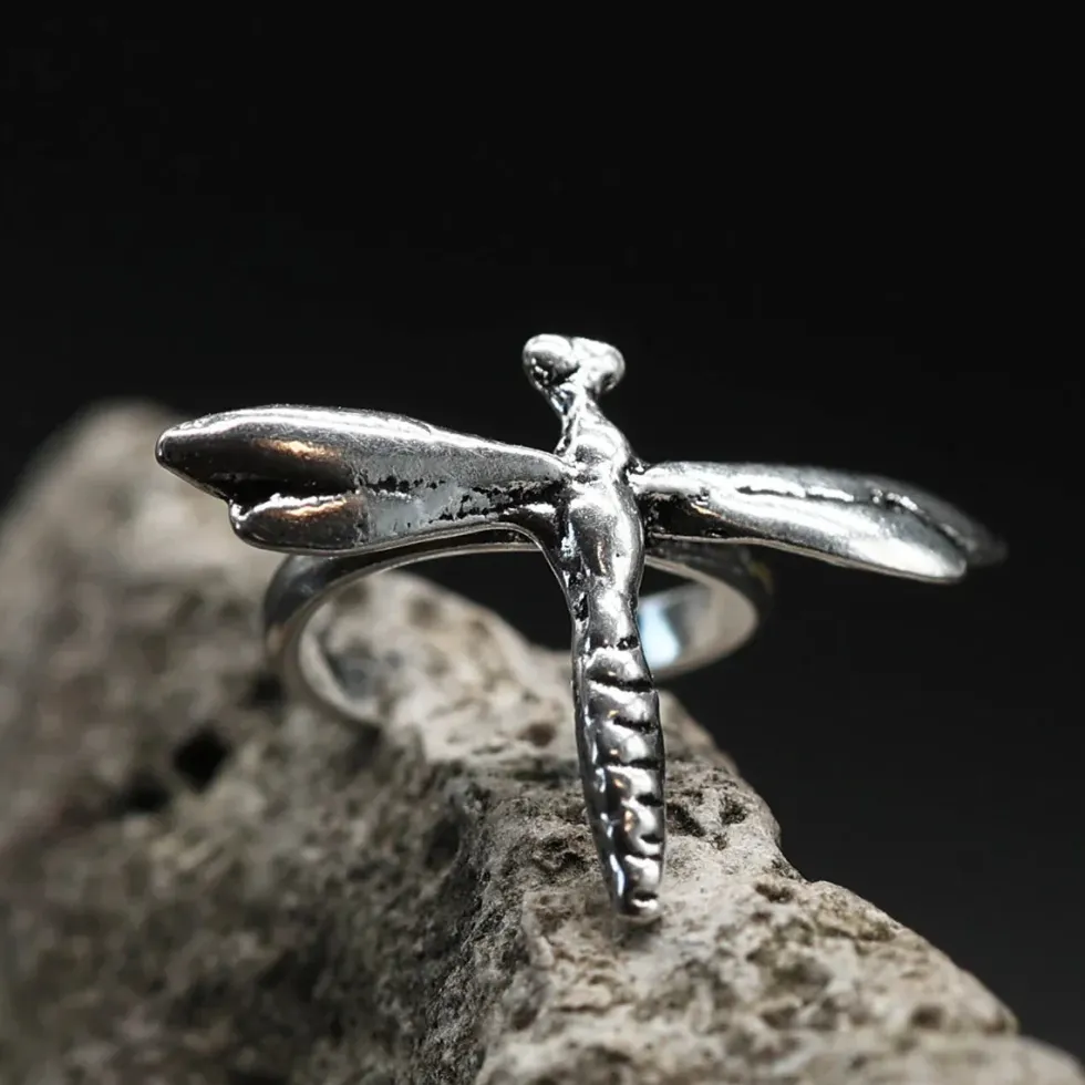 Libelle Ohrklemme 925er Silber Ohrschmuck