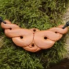 Maori Schmuck Holz Collier Kette Handarbeit