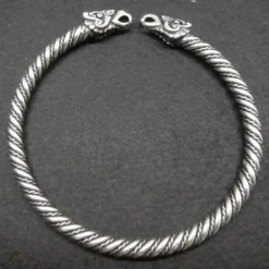 Odins Raben Armreif Silber 925/000 Wikinger Armschmuck Männer