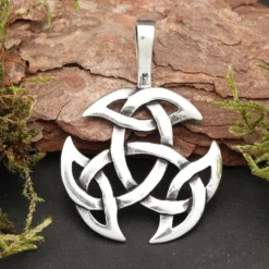 Offene Dreifalt Schmuck 925 Sterling Silber keltischer Anhänger