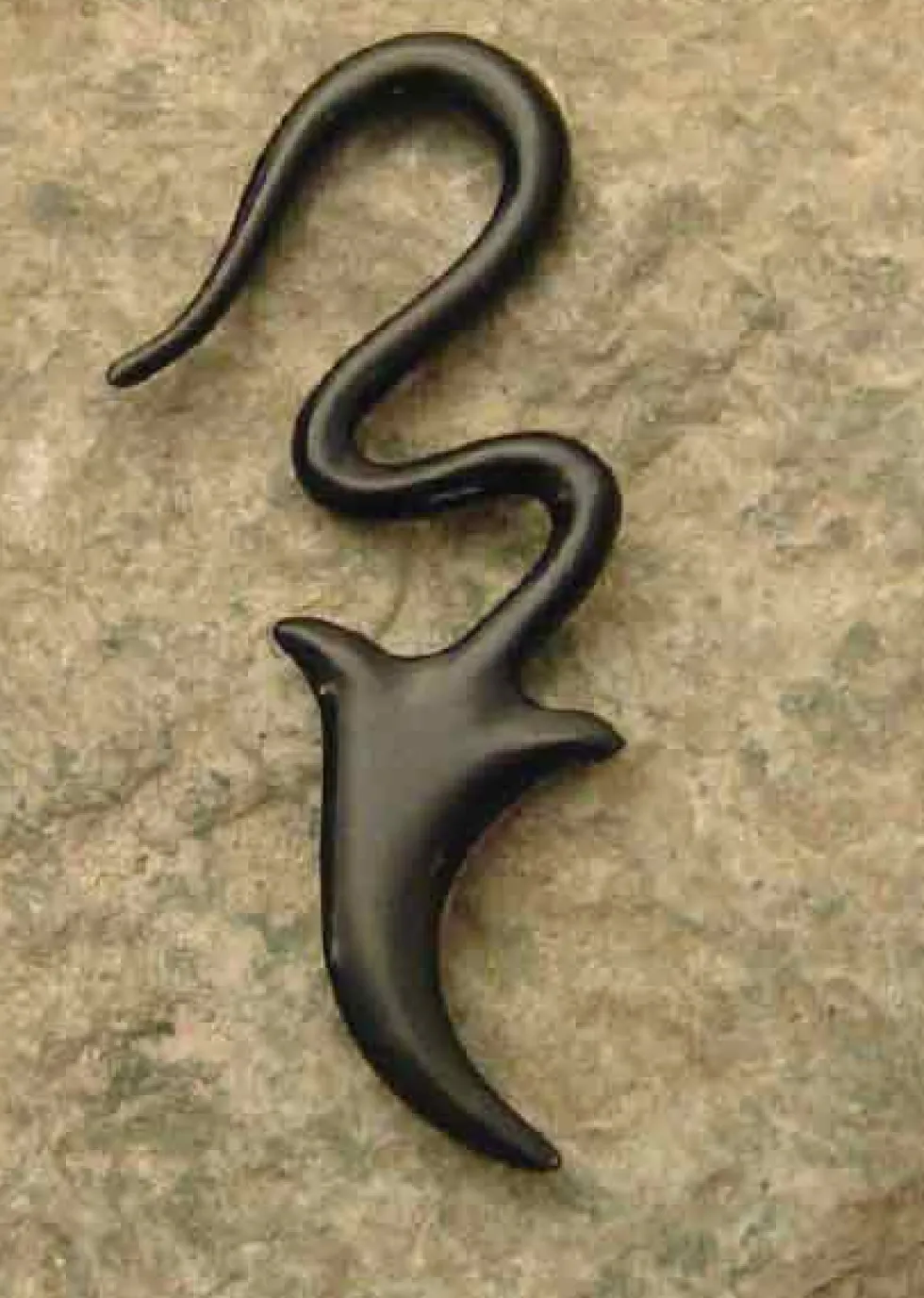 Ohrpiercing Horn Drachenschweif Fleshtunnel