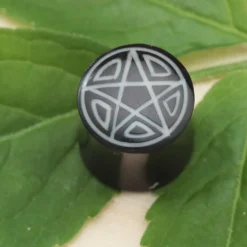 Ohrpiercing Pentagramm Ohrplug