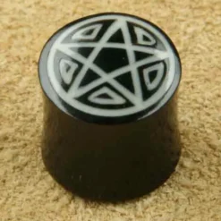 Ohrpiercing Pentagramm Ohrplug
