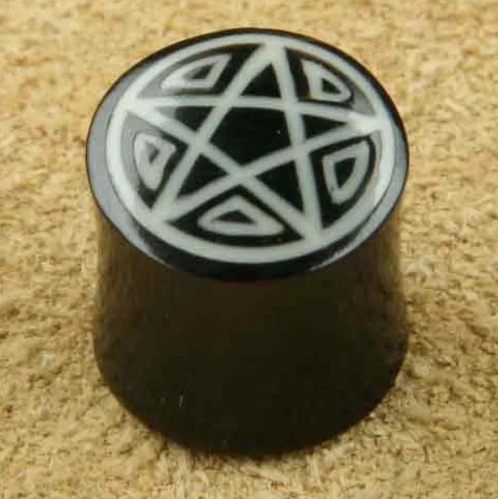 Ohrpiercing Pentagramm Ohrplug