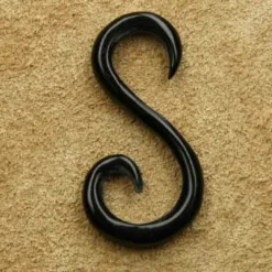 Ohrpiercing Spiralenhänger Hornschmuck 3-4mm Piercing Ohrschmuck