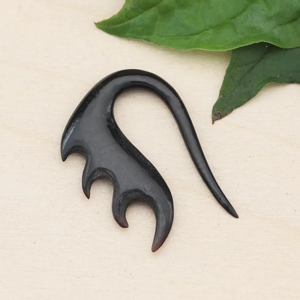 Ohrpiercing Tribalhaken 3,5mm Horn