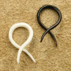 Ohrpiercing Twis Horn / Knochen 2 - 6mm Piercing Ohrschmuck