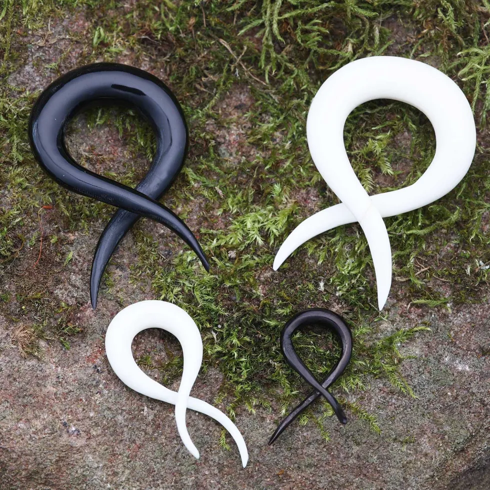 Ohrpiercing Twis Horn / Knochen 2 - 6mm Piercing Ohrschmuck
