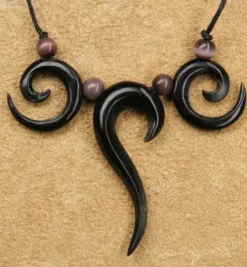 Onn Horn Collier Schmuck Horn Kunst handwerk