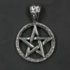 Pentagramm Schmuck Anhänger 925 Silber