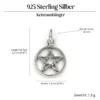 Pentagramm Schmuck klein Anhänger Silberschmuck 925 Silber