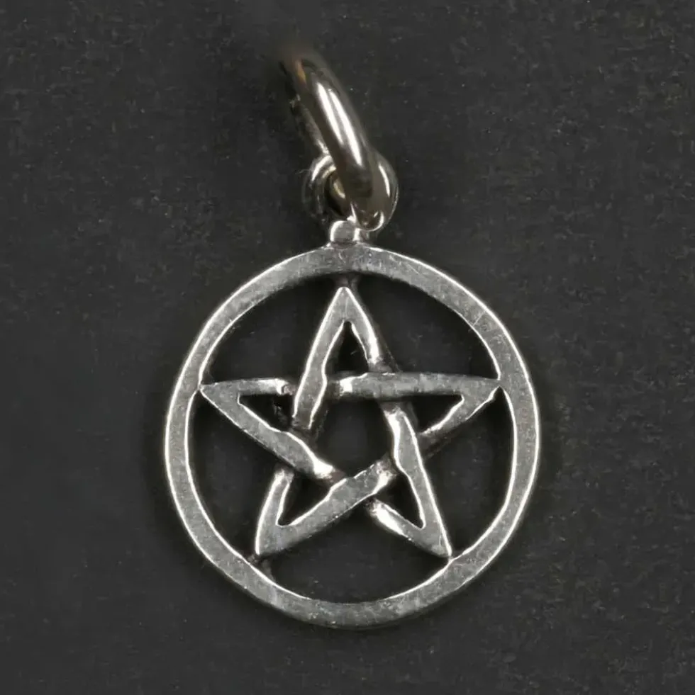 Pentagramm Schmuck klein Anhänger Silberschmuck 925 Silber
