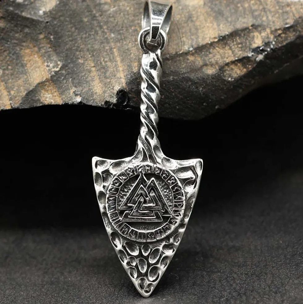 Pfeilspitze keltisch Schmuck Anhänger 925 Silber Kettenanhänger