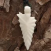 Pfeilspitze Kette Schmuck aus Knochen Anhänger
