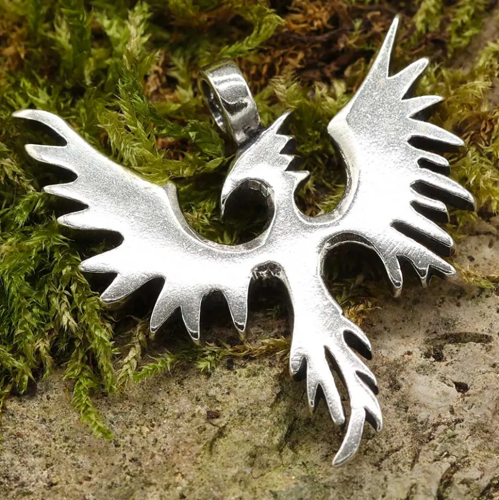 Phoenix Schmuck Anhänger aus Silber Kettenanhänger 925 Silber