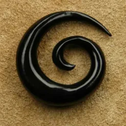 Piercing Ohr Spirale Dehnung Ohrpiercing 2 - 14mm Horn / Knochen