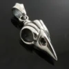 Raben Schädel Gothic Schmuck Silberschmuck Anhänger 925er Silber