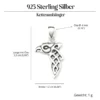 Rabe Odins 925 Silber zarter 925 Silber Kettenanhänger