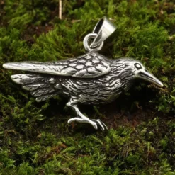 Rabe Schmuck Anhänger aus Silber 925