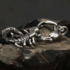 Riesiger Skorpion 925 Silber Schmuck Anhänger Scorpion