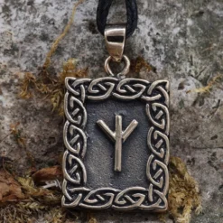 Rune Bronze Schmuck elhaz Anhänger älteres Futhark