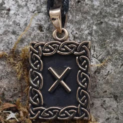 Rune Bronze Schmuck gebo Anhänger älteres Futhark