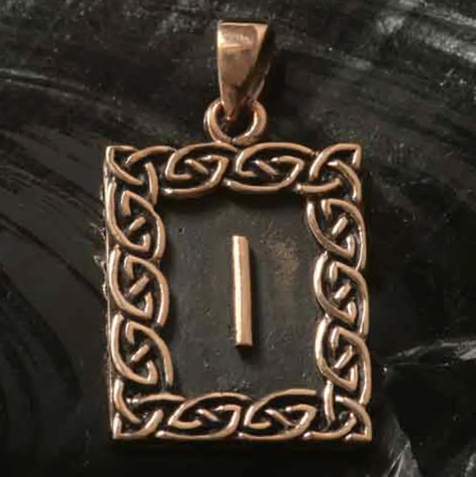 Rune Bronze Schmuck isa Anhänger älteres Futhark
