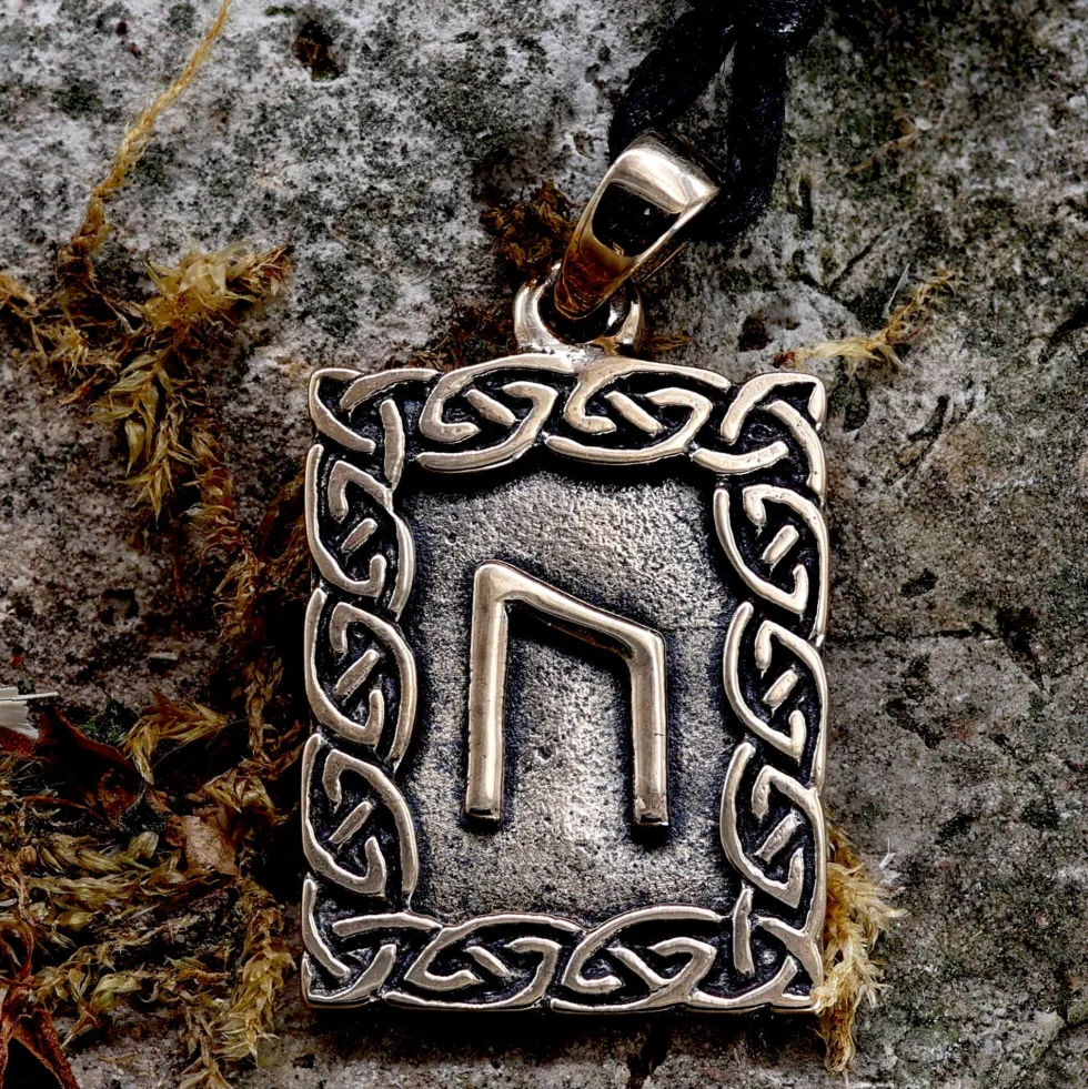 Rune Bronze Schmuck uruz Anhänger älteres Futhark