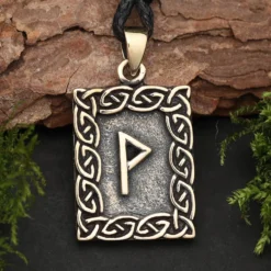 Rune Bronze Schmuck wunjo Anhänger älteres Futhark