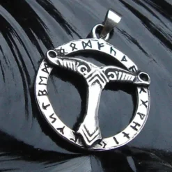 Runen Irminsul Schmuck 925 Silber Anhänger