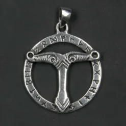 Runen Irminsul Schmuck 925 Silber Anhänger