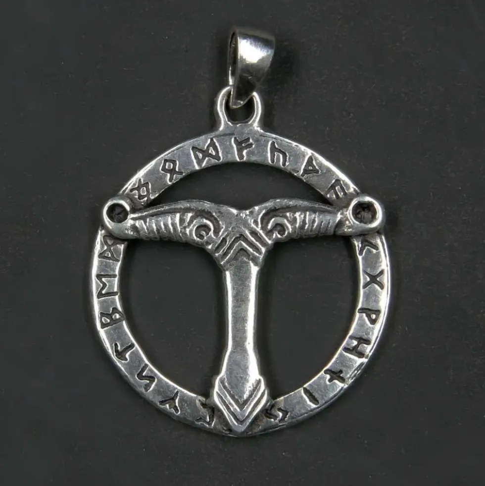 Runen Irminsul Schmuck 925 Silber Anhänger