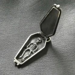 Sarg Medaillon Schmuck Anhänger aus Silber 925