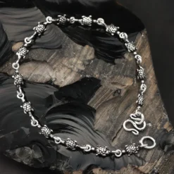 Schildkröten Armband Sterlingsilber Länge: 18,5cm
