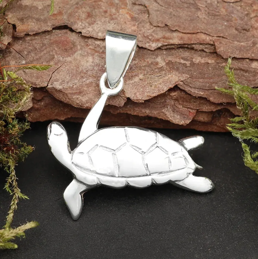 Schildkröte Schmuck Anhänger 925 Silber