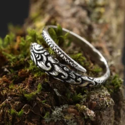 Schlangen Ring 925 Silber größenverstellbar